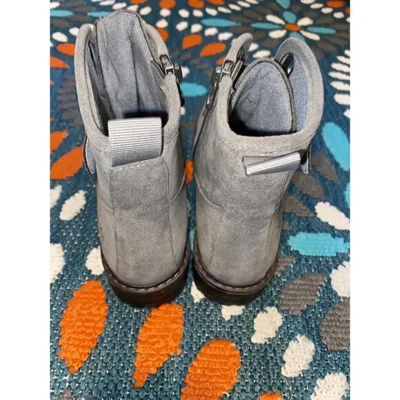 Blowfish Malibu Gray Combat Boots – Size 8.5 - Picture 4 of 11